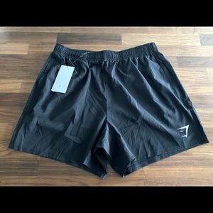 Gymshark Arrival 5 Inch Short -Black- Large